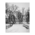 thumbnail image 1 of Snowy Central Park 01 B&W - Manhattan New York Photography Winter Black and White Snow Nature Scenic Landscape Unframed Wall Art Print 36 x 48 inches, 1 of 13