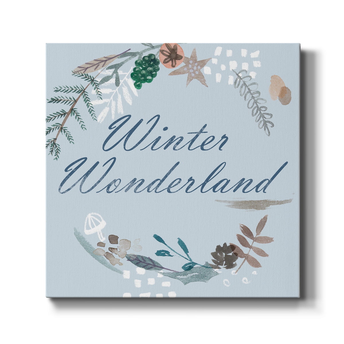 Snowy Christmas III- Gallery Wrapped Canvas