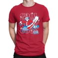 thumbnail image 1 of Snowy Cool Vibes - ICEE Bear Snowboarding Graphic Men's T-shirt, 1 of 4