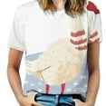 thumbnail image 1 of Snowy Duck Scarf T Shirts Basic T-Shirt Short Sleeve Ladies Tee Shirt Summer Graphic Clothing, 1 of 6
