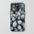 thumbnail image 1 of Snowy Forest For All iPhone Series Tough Phone Case Winter Nature Dark Green, 1 of 7