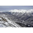 thumbnail image 1 of Snowy Mountain Scene Wall Decal, 1 of 2