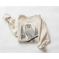 thumbnail image 1 of Snowy Owl Crewneck Sweater, Bird Sweatshirt, Bird Watching Apparel, Winter Animal Pullover, Wildlife Graphic528 Sweatshirt All Size S-5XL, 1 of 5