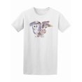 thumbnail image 1 of Snowy Polar Owl Watercolor T-Shirt Men -Image by Shutterstock, Male Large, 1 of 2