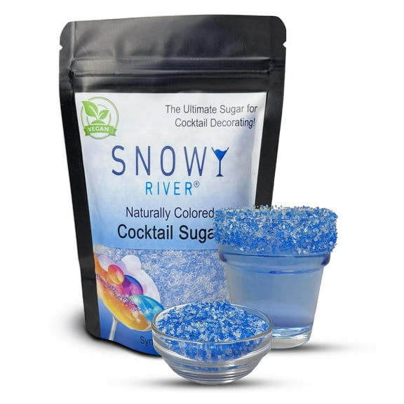 Snowy River Cocktail & Margarita Sugar Rimmer, 4 Ounce (Pack of 1), Blue Dream