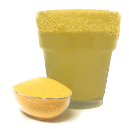 Snowy River Yellow Cocktail Salt - Natural Kosher Yellow Margarita Salt for Cocktail Rimming (1lb Bag)