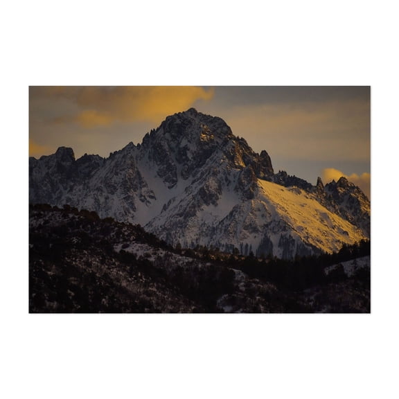 Snowy San Juans - Colorado Photography Mountain Snow Sunset Nature Landscape Winter Scenic Unframed Wall Art Print 4 x 6 inches