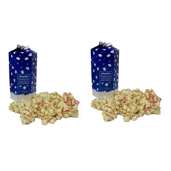 Snowy White Chocolate Popcorn - 8 oz. Box (2 Pack)