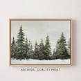 thumbnail image 1 of Snowy Winter Forest Vintage, Treeart, Printed & Shipped A163 Home Decor #120, Unframed Poster Size 8x12, 1 of 4