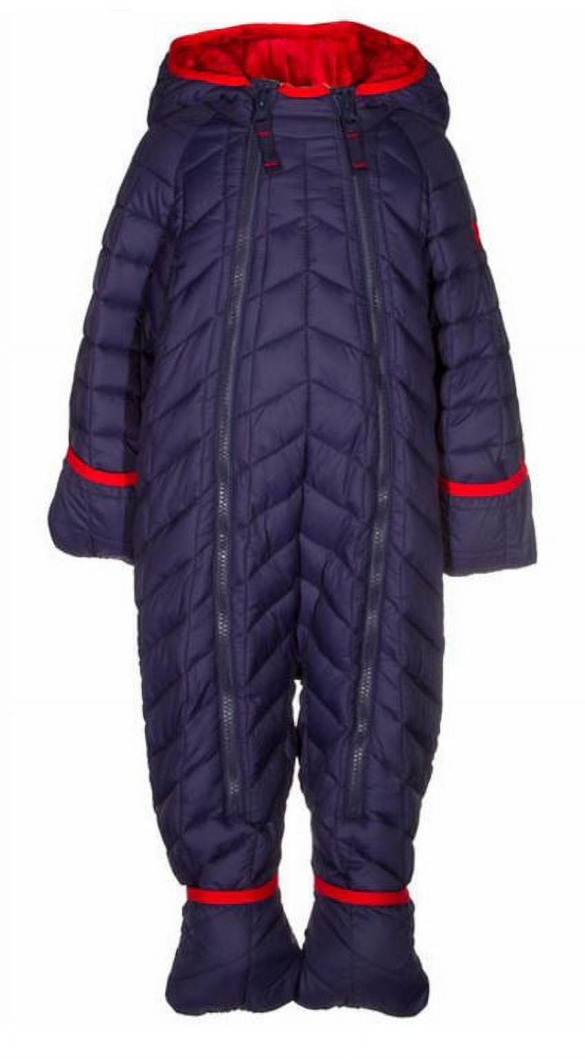 Snozu Infant Boys Fleece Lined Snowsuit (Navy, 36 Months)