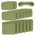 thumbnail image 1 of Snubbull 14 Piece 26" x 26" Patio Cushion Covers Replacement, Outdoor Patio Wicker Sofa Washable Cushion Slipcovers with Zipper, Light Green, 1 of 8