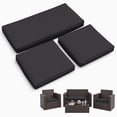 thumbnail image 1 of Snubbull 36"x18" Outdoor Loveseat Cushions, 18"x18" Patio Chair Cushions, 3 Piece Set Cushions for Outdoor Furniture, Waterproof & Replacement Patio Cushions, Gray, 1 of 6