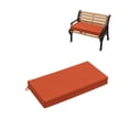 thumbnail image 1 of Snubbull Outdoor Bench Cushion 36 X 18 X 3.5 Inch Waterproof Patio Furniture Cushions, Non-Slip Bench Pad Cushion for Backyard Garden Swing Porch Sofa, Orange, 1 of 7