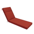 thumbnail image 1 of Snubbull Outdoor Chaise Lounge Cushions, with High-Density Foam, Ties Waterproof & Fade Resistant for Lawn and Pool Lounge Chairs, 72x21x4 inch, Terra Red, 1 of 6