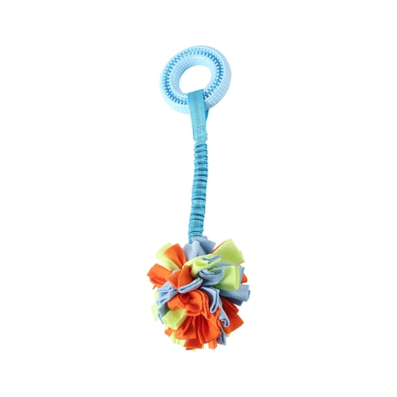 Snuffle Ball with Bungee Tug, Tug of War Rope Toys for Small Medium Dogs, Interactive Dog Toys Puppy Training Pull Toy for Exercise & Interactive Play Games