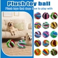 thumbnail image 1 of Snuffle Ball for Dogs 8 Inch Interactive Dog Toys Dog Treat Puzzle Enrichment Toys Slow Feeder for Small Dogs Separation Relaxation Relief Multi Color, 1 Pack, 1 of 6