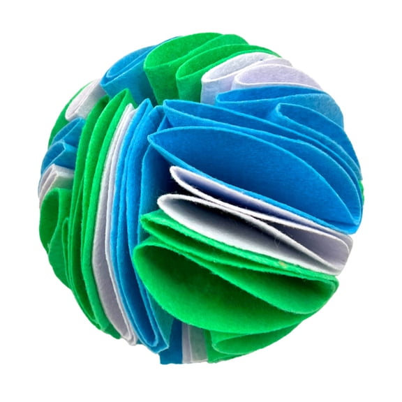 Snuffle Ball, Plush Small 7.9 inch, 1 Piece, For Pet Dogs Sniff Training Foraging Play