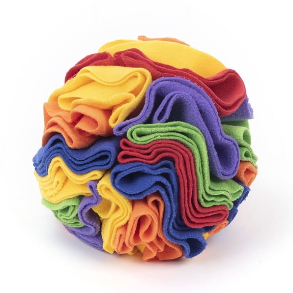 Snuffle Ball - Snuffle Ball for Small Dogs, Interactive Dog Toys to Keep Them Busy, Puppy Dog Puzzle Toy with Storage Bag Machine Washable