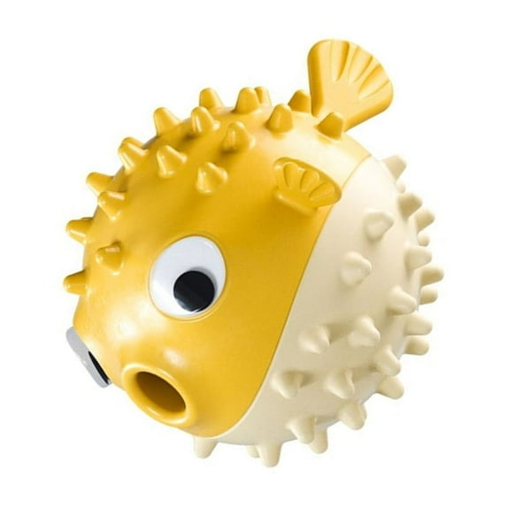 Snuffle Dog Toy Globefish Puzzle Treat Dispensing Toy Chew Resistant Chew Toy