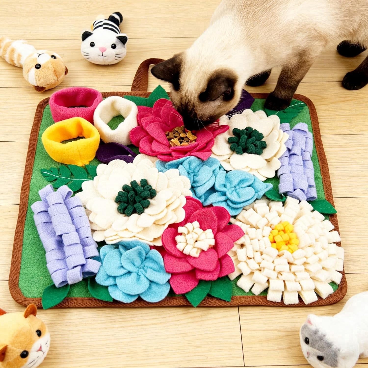 Snuffle Mat for Dogs – Interactive Feeding Puzzle Toy for Slow Eating, Portable & Machine Washable Food Mat, Mental Stimulation & Anxiety Relief for Small Dogs & Cats