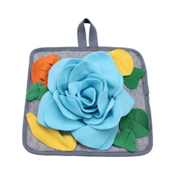 Snuffle Mat Slow Feeder for Rabbit Small Animal Interactive Dog Toy Increase IQ Puzzle Feeder for Exercise Stress Relief
