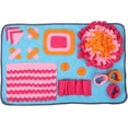 thumbnail image 1 of Snuffle Mat for Small Pets, Slow Feeder Foraging Pad for Dogs Pigs, Pink 28x19in, 1 of 8