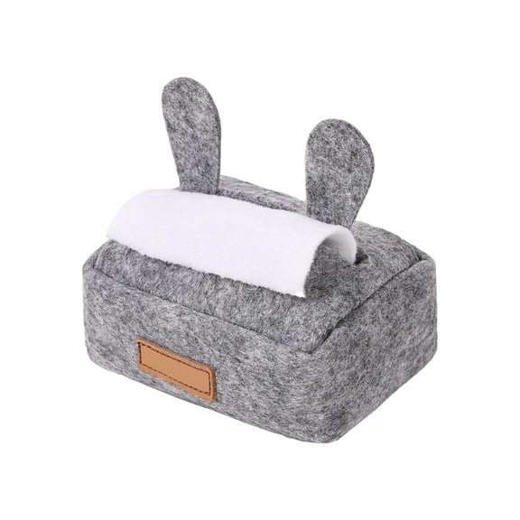 Snuffle Tissue Box Hide-and-Seek Dog Toy, Interactive Treat Dispensing Puzzle for Natural Foraging and Boredom Relief(Gray)