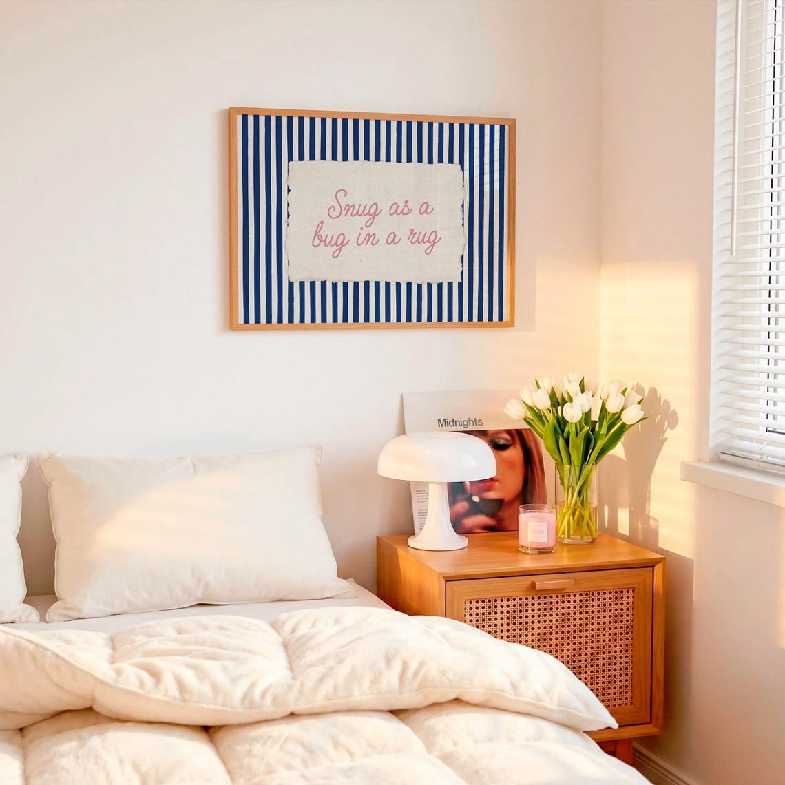 Baby Three Insect Snug As A Bug In A Rug Wall Art Print, Bedroom Decor - Walmart.com