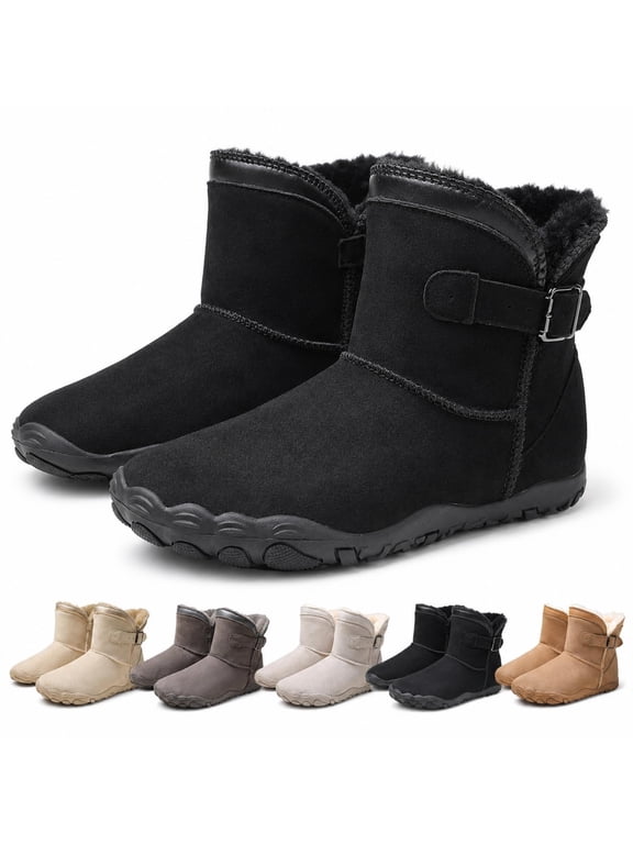 Snug Boot Non-slip Waterproof Wide Toe Box Winter Barefoot Shoe