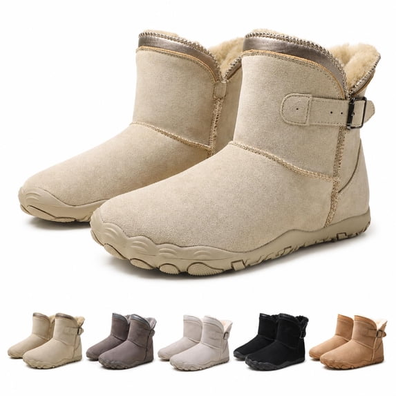 Snug Boot Non-slip Waterproof Wide Toe Box Winter Barefoot Shoe