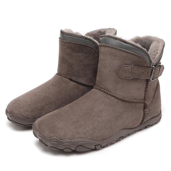 Snug Boots Barefoot Snow Boot Fur Lined with Wide Toe Box