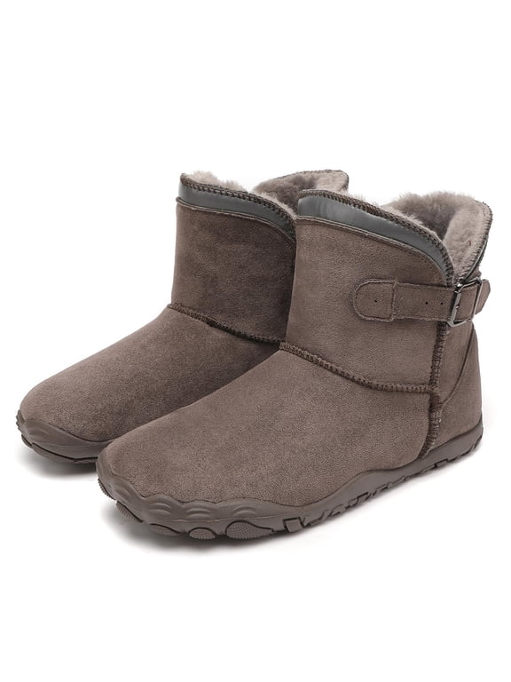 Snug Boots Barefoot Snow Boot Fur Lined with Wide Toe Box