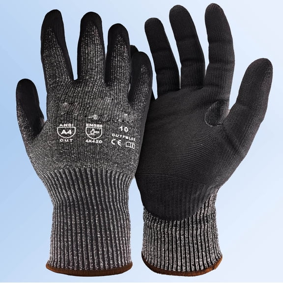 Snug Fit Cut Resistant Gloves, Men/Women, Metal/Glass/Wood/Box Cutting, Fishing, HVAC