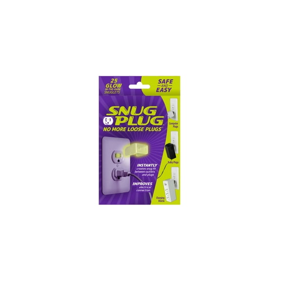 Snug Plug 9859656, 15A 110V Electrical Outlet 25 Piece Pack