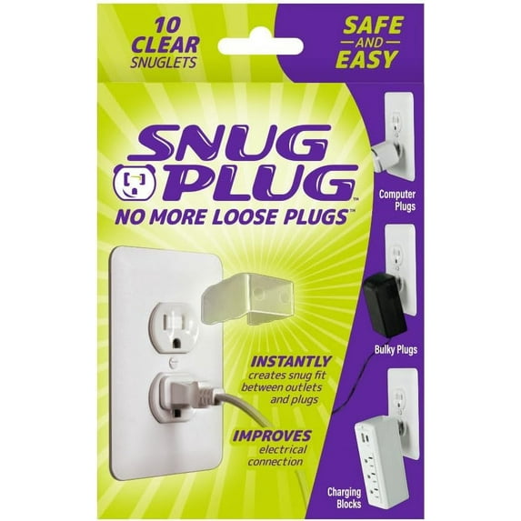 Snug Plug Your Loose Outlet Fix, 110 V, 10 Pieces
