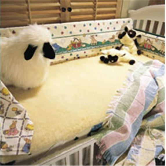 SnugFleece Woolens 1065 SnugSoft Deluxe Crib Wool Mattress Pad