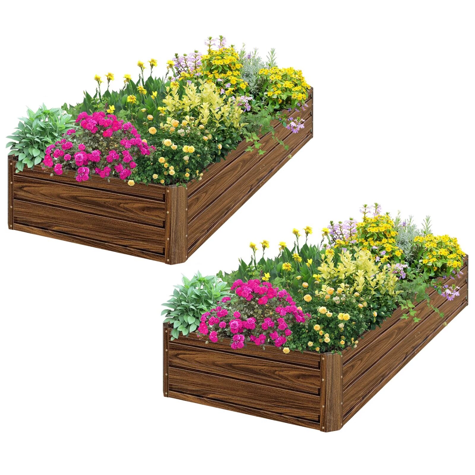 Linjieee Planter Boxes Outdoor Large Raised Small Glass Vases Bulk