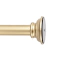 thumbnail image 1 of SnugSet Easy-Install Ultra Secure Hold 7/8" Diameter Gold Window Tension Rod, 30"-52", 1 of 10