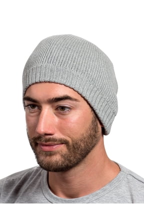 Cotton Beanie Hats For Men & Women For All Season , Light Gray