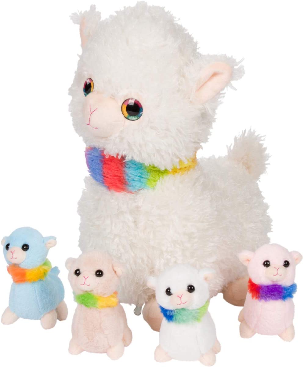 Douglas Toys Lil' Wolly Llama Cuddle Toy Stuffed Animal, Small, 6