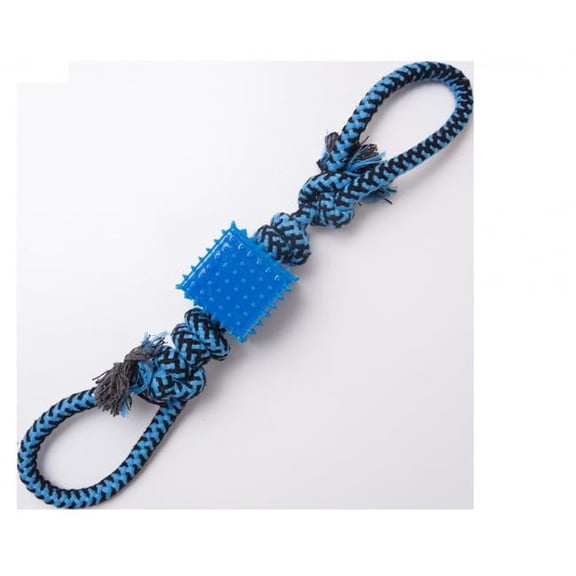 Snugarooz 102866 17 in. Baby Tug-N-Cube Tug Dog Toy