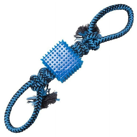 Snugarooz 102870 19 in. Tug-N-Cube Tug Dog Toy