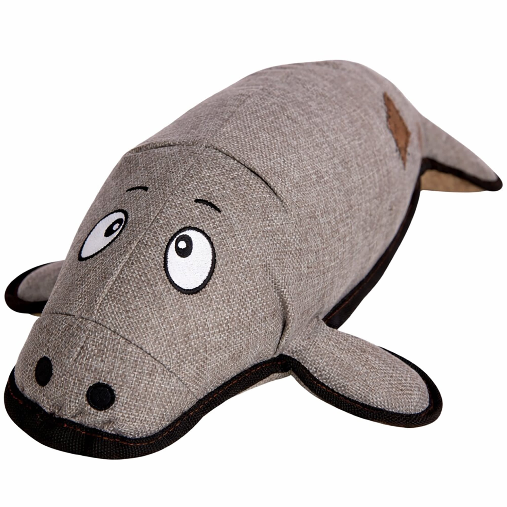 SnugArooz: Murray the Manatee -2-In-1 Plush Dog Toy, Hidden Ball, Squeak-Crinkle, Pet Multi-Sensory Play, 21" Soft Animal Companion, Cuddle-Fetch-Chew
