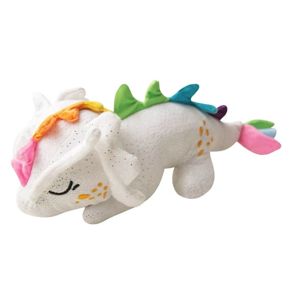 Snugarooz 712157 14 in. Dreamer Dragon Pet Toy, White