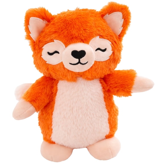 SnugArooz: Foxy the Red Panda - Orange & White Plush Dog Toy, Squeaks & Crinkles, Pet Multi-Sensory Play, 8" Soft Animal Companion, Cuddle-Fetch-Chew