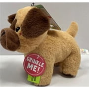 Snugarooz 99712 7 in. Chewie Plush Dog Toy, Brown