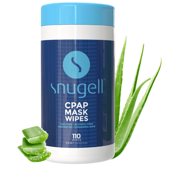 Snugell CPAP Masks Wipes 110 Count Aloe Vera