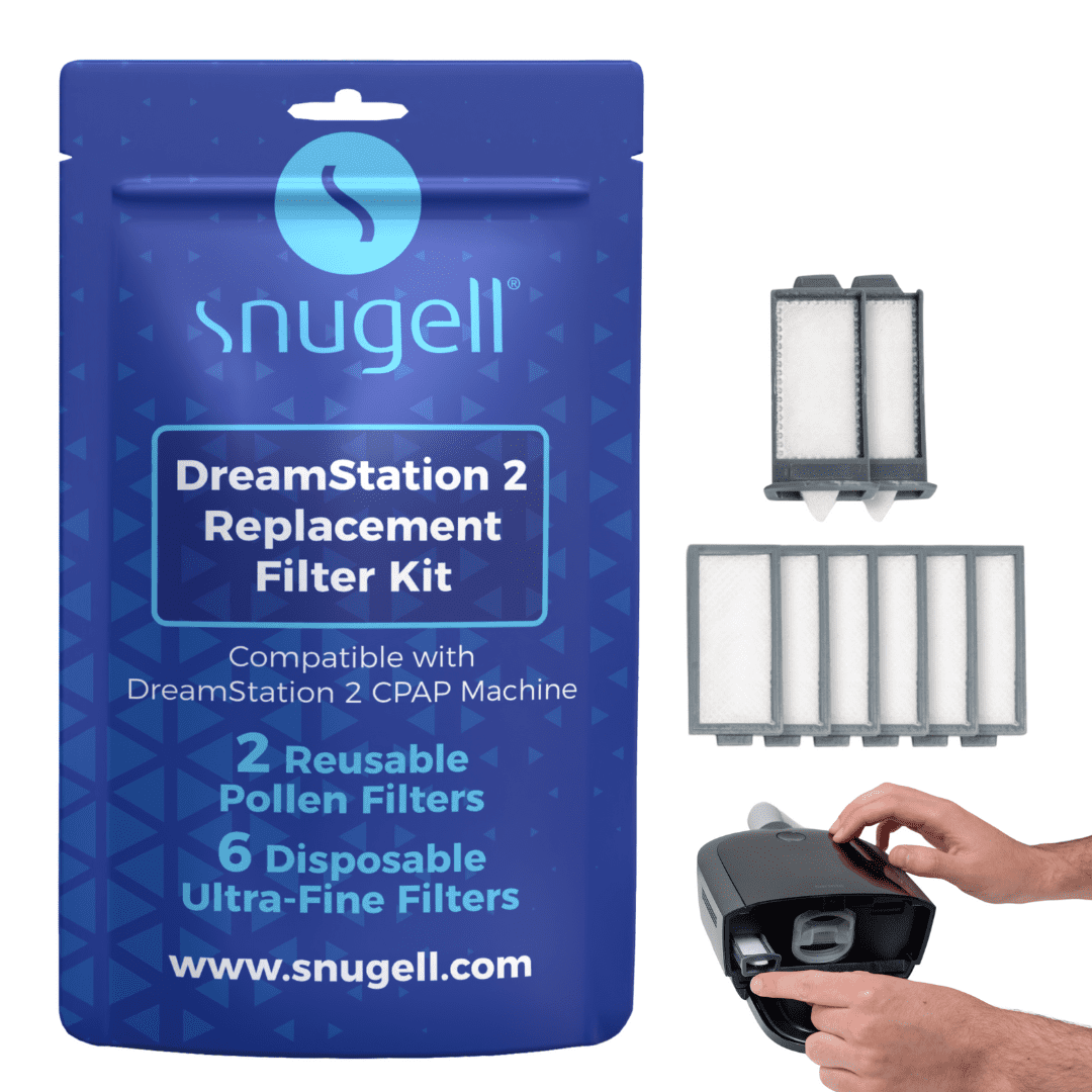 Snugell DreamStation 2 Filter Kit | Includes 2 Reusable Pollen Filters and 6 Disposable Ultra-Fine Filters