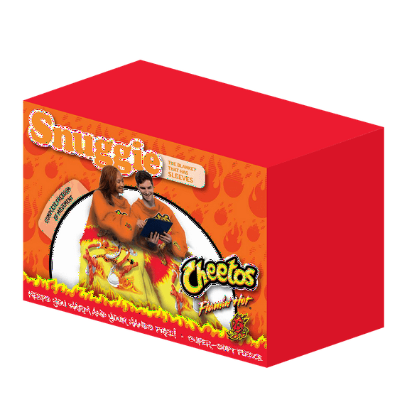 Snuggie Cheetos Flaming Hot Wearable Blanket