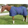 thumbnail image 1 of Snuggie Quilted Miniature Blanket 46In Navy/Hunter, 1 of 1